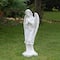 30" Ivory Angel with Arms Folded Outdoor Garden Statue